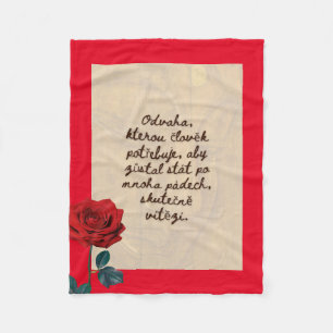 BuddhaToday #4 Útulný Buddha   Fleece Blanket