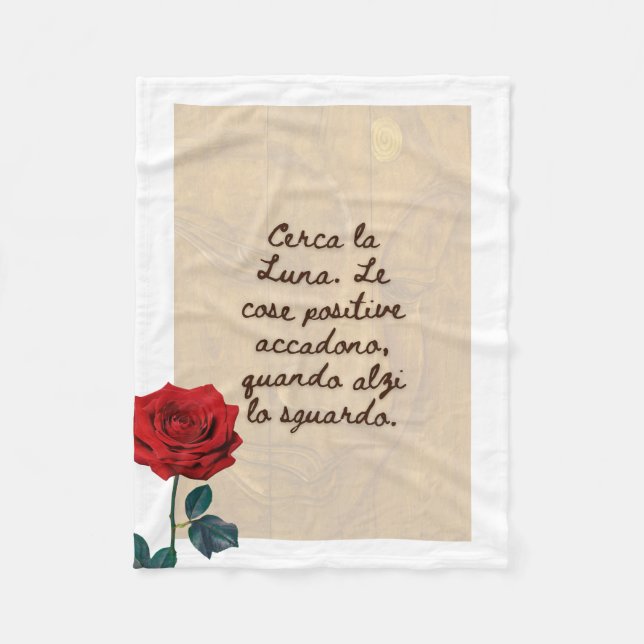 BuddhaToday #5 Buddha Accogliente  Fleece Blanket (Front)