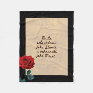 BuddhaToday #5 Útulný Buddha   Fleece Blanket