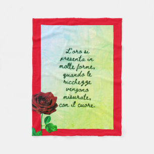 BuddhaToday #8 Buddha Accogliente  Fleece Blanket