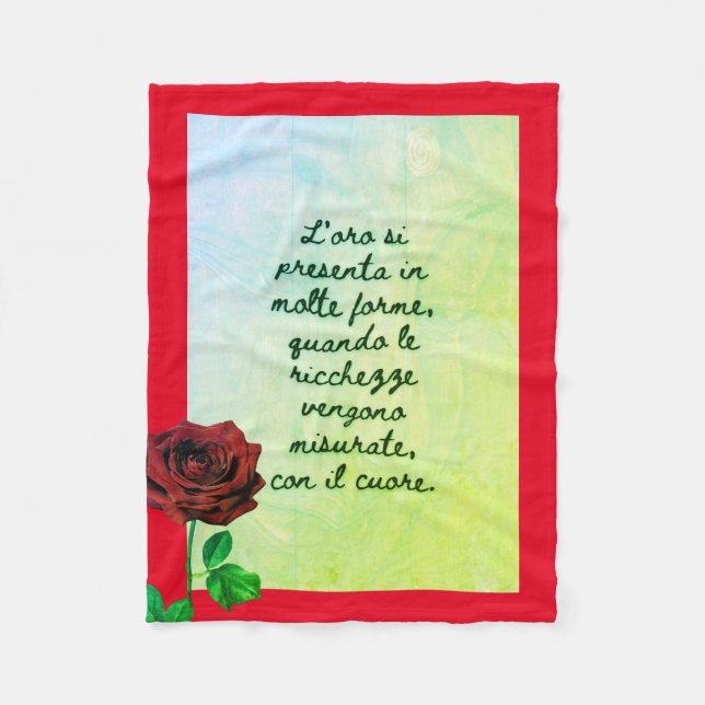 BuddhaToday #8 Buddha Accogliente  Fleece Blanket (Front)
