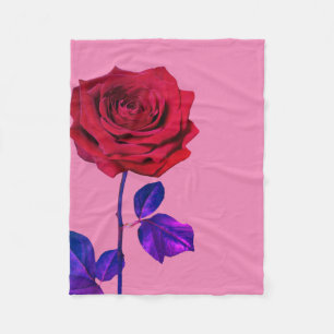 BuddhaToday #98 Cosy Buddha Baby Pink Miami Rose Fleece Blanket