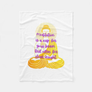 BuddhaToday Cosy Quotes Blanket #1 