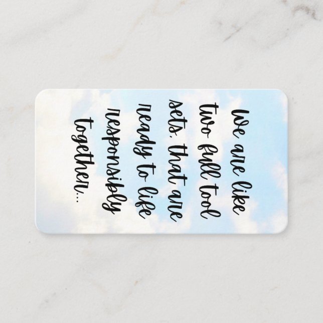 BuddhaToday - Double Quote - Enclosure Card #1 (Front)