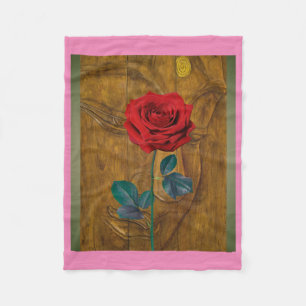 BuddhaToday V1 #9 -SAKURA PINK COZY BUDDHA BLANKET