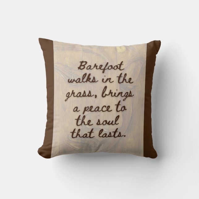 BuddhaToday V1 Peace Pillow #4 w/Q + Solid Colour  (Front)