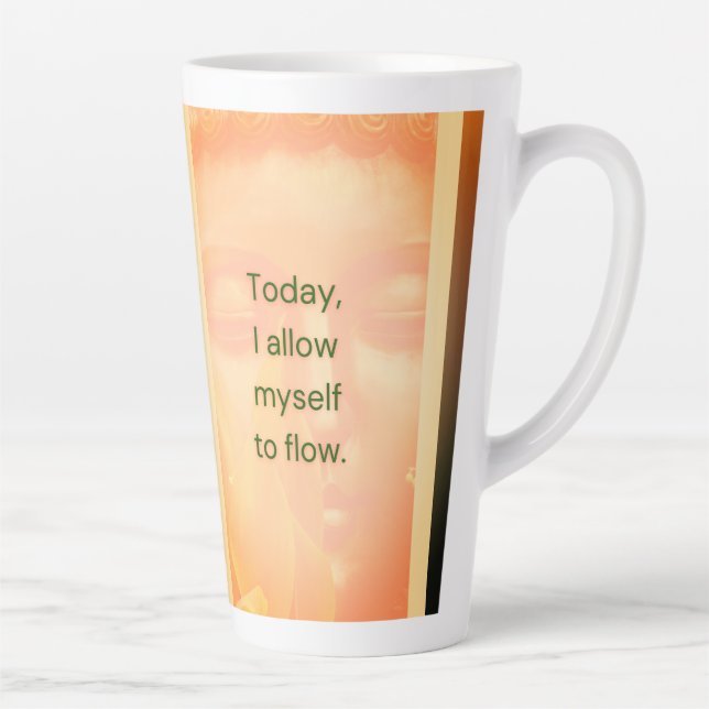 BuddhaToday V2 #4 Zen Latte Mug (Right)