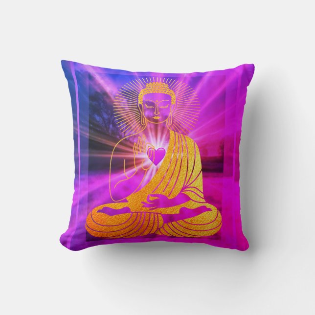 BuddhaToday V4 #4 Peace Pillow  (Front)