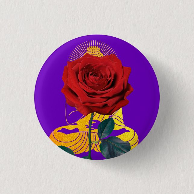 BuddhaToday V4 SUNRISE BUDDHA BUTTON #1 (Front)