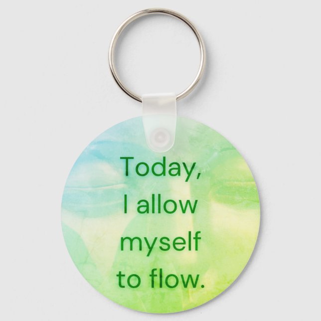 BuddhaTodayV2 #17 Carrie a Quote Key Chain  (Front)