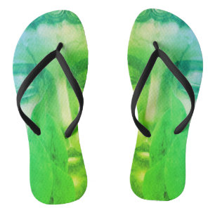 BuddhaTodayV2 'Walk in Peace' #13 Flip Flops