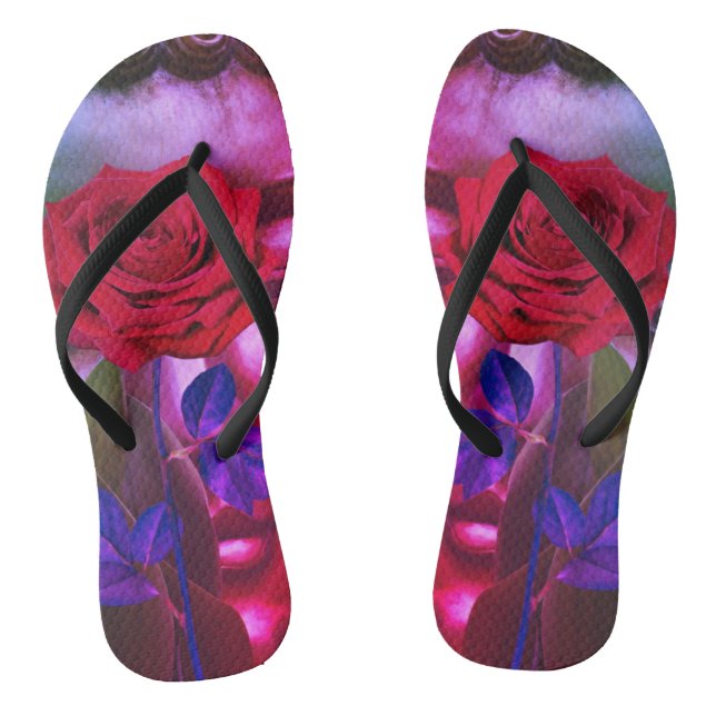 BuddhaTodayV2 'Walk in Peace' #17 Flip Flops (Footbed)
