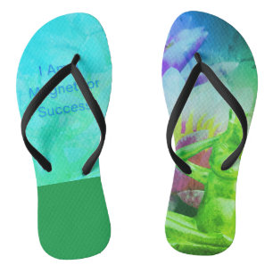 BuddhaTodayV3.b #2 'Walk in Peace' Original w/Q Flip Flops