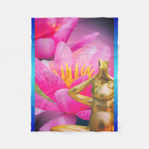 BuddhaTodayV3.blu #2 Cosy Buddha Fleece Blanket