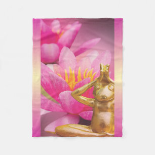 BuddhaTodayV3.pnk #13 Cosy Buddha Fleece Blanket