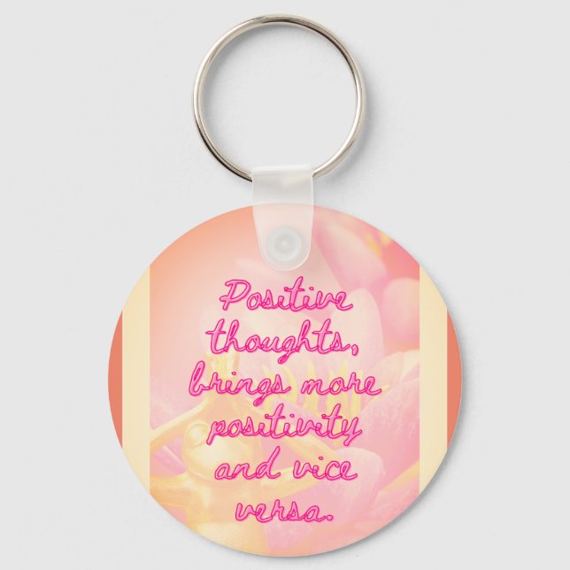 BuddhaTodayV3.pnk #7 Carrie a Quote Key Chain  (Front)