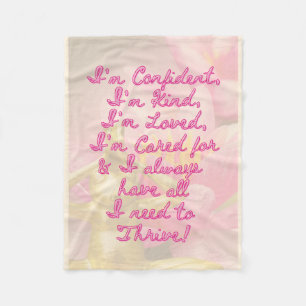 BuddhaTodayV3.pnk #9 Cosy Buddha Fleece Blanket