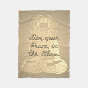 BuddhaTodayV4 #10 Cosy Buddha Fleece Blanket
