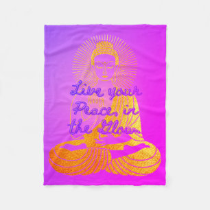BuddhaTodayV4 #14 Cosy Buddha Fleece Blanket