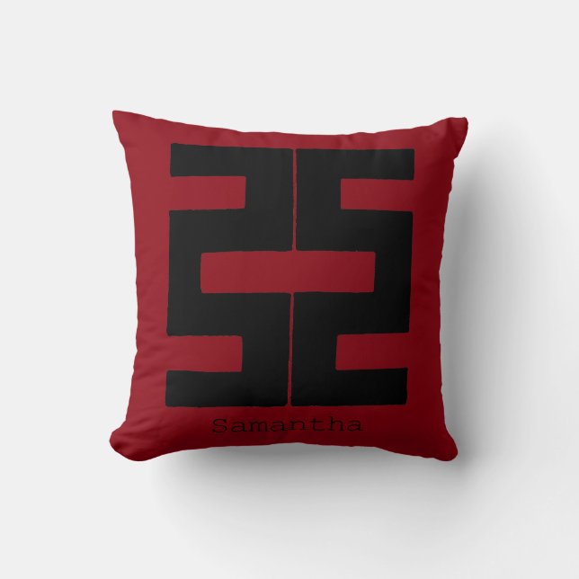 Buddhism: Double Axe Cushion (Front)