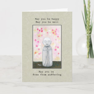 Buddhism Prayers for all Friends Support Caring Card