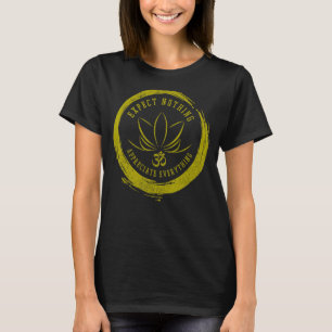 Buddhism Saying Lotus Flower Om Symbol Yoga Gift T-Shirt