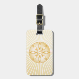 Buddhism Symbol Luggage Tag