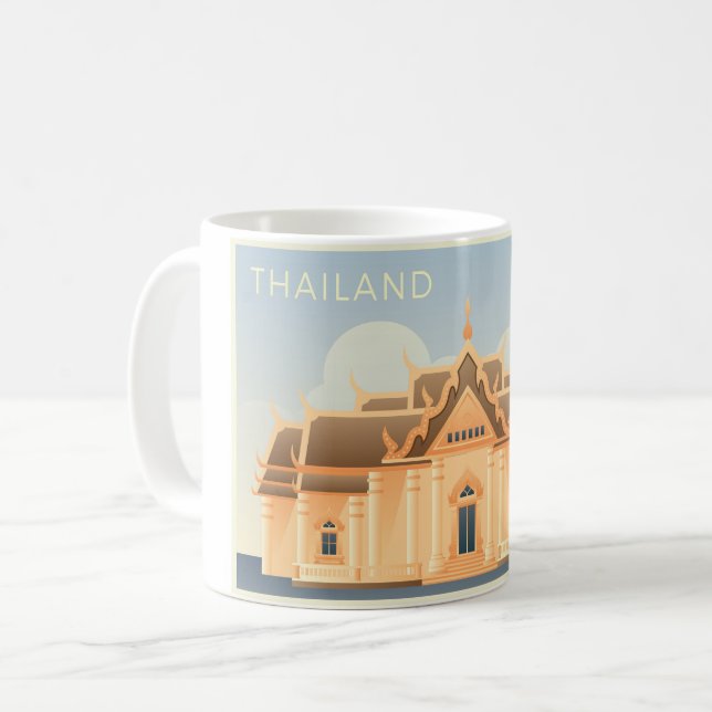 Buddhism Thailand Coffee Mug (Front Left)