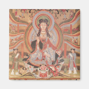 Buddhist banner magnet