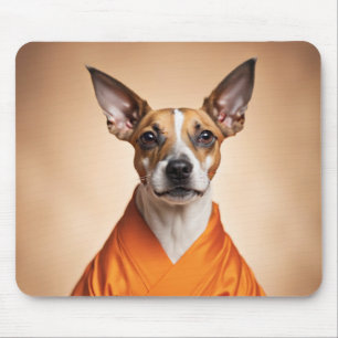 Buddhist Brazilian Terrier Mouse Mat