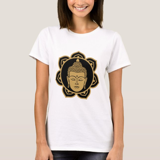 Buddhist Buddha Head T-Shirt (Front)