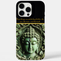 Buddhist Carving: Leaves & Orbs AI