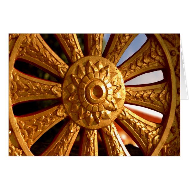 Buddhist Chariot Wheel (Front Horizontal)