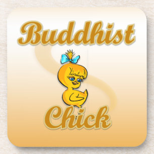 Buddhist Chick Coaster