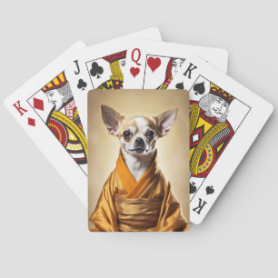 Buddhist Chihuahua Playing Cards