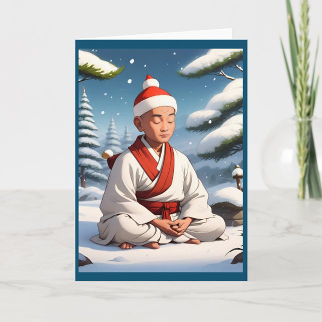 Buddhist Christmas  Holiday Card (Front)