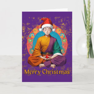 Buddhist Christmas Holiday Card