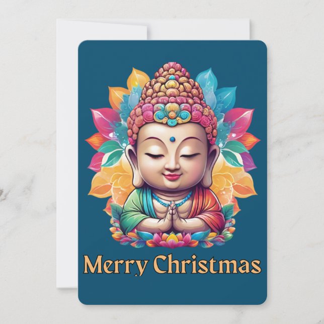 Buddhist Christmas Holiday Card (Front)