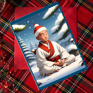 Buddhist Christmas Holiday Card