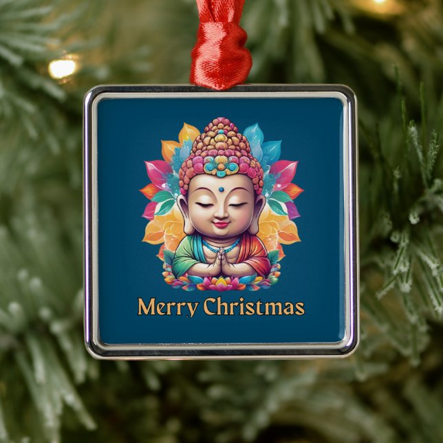 Buddhist Christmas Metal Tree Decoration (Tree)