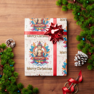 Buddhist Christmas Wrapping Paper