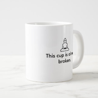 Buddhist cup that's already broken.
