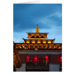 Buddhist Dzong Roof