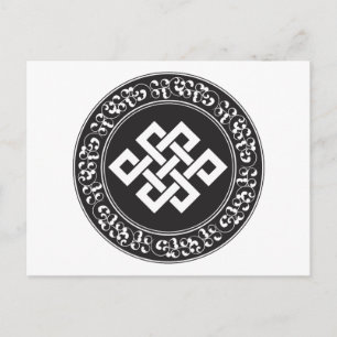 Buddhist Endless Knot Postcard