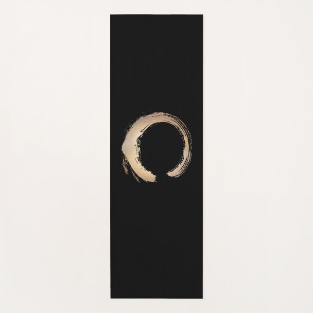 Buddhist Enso Symbol Yoga Mat (Front)