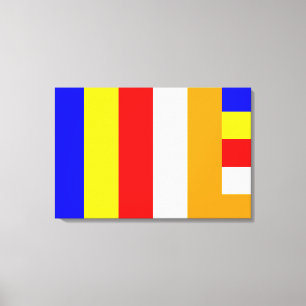 Buddhist Flag Canvas Print