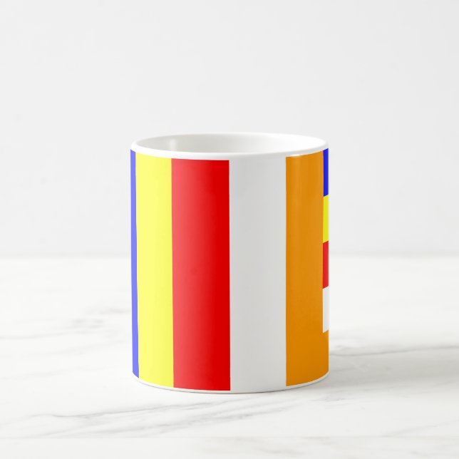 Buddhist Flag Coffee Mug (Center)