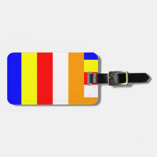 Buddhist Flag Luggage Tag