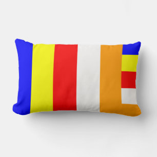 Buddhist Flag Lumbar Cushion