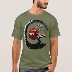 Buddhist Gift Men Women Enso Circle Zen Buddhism T-Shirt